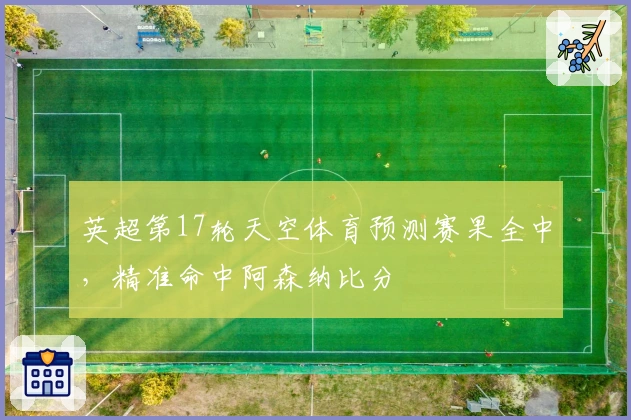 英超第17轮天空体育预测赛果全中，精准命中阿森纳比分